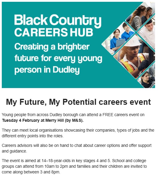 Merry Hill Shopping Centre - Black Country Careers Hub Careers Event